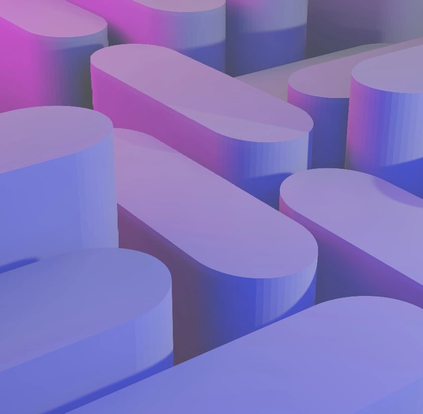 Abstract 3D web design artwork