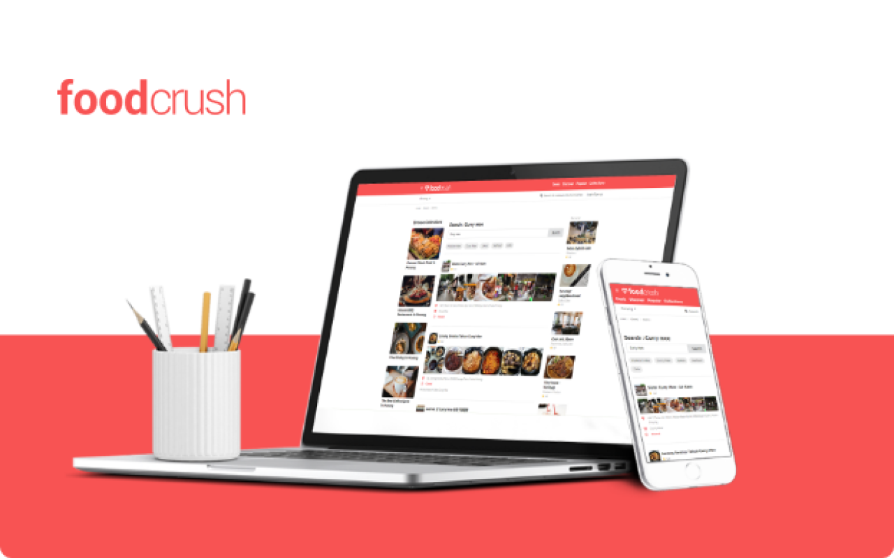 Food Crush Web Design & Development by Spacebar