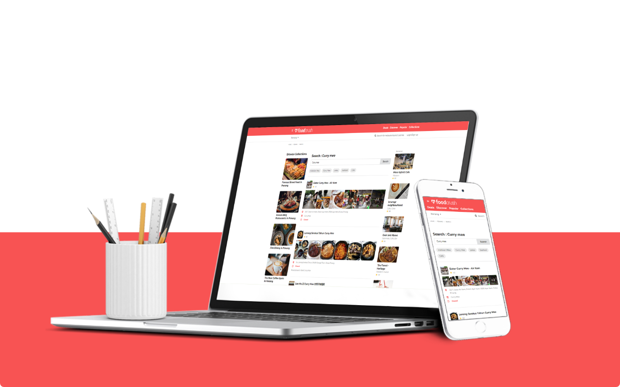 Food Crush web design, ui&ux project by Spacebar, image 2