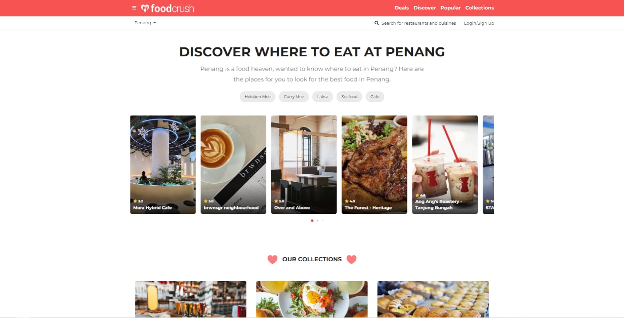Food Crush web design, ui&ux project by Spacebar, image 3