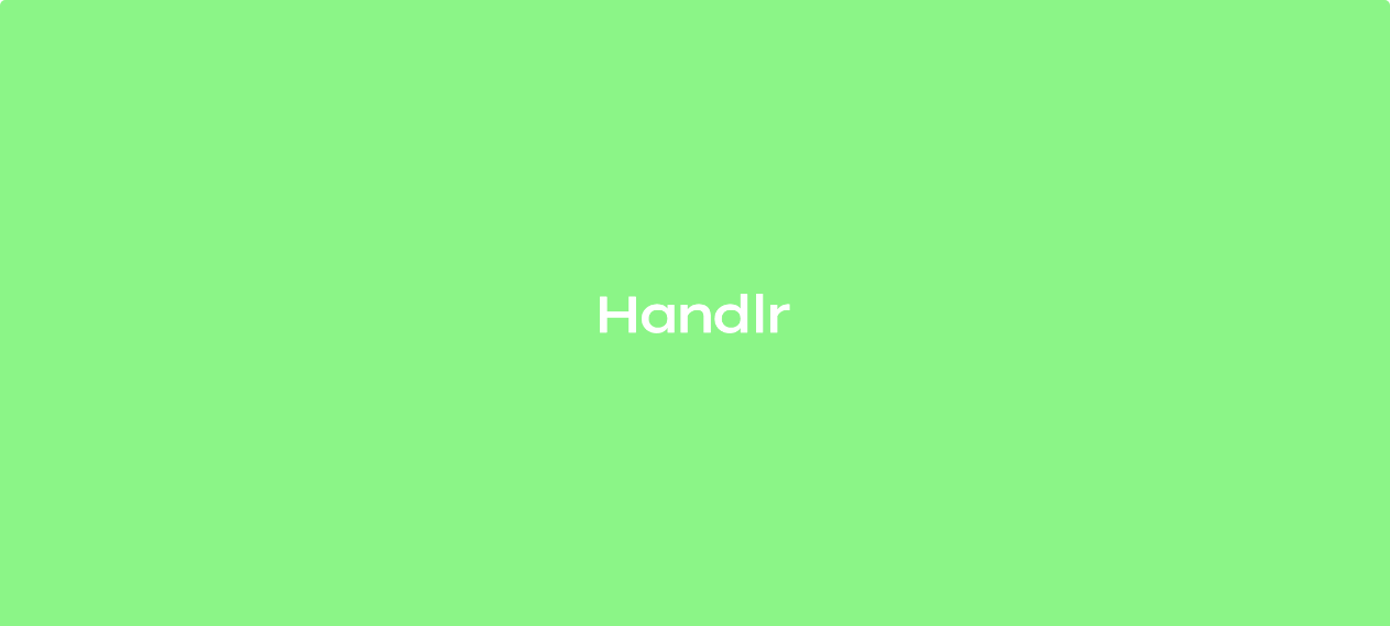 HAndlr web design, ui & ux project by Spacebar, image 1
