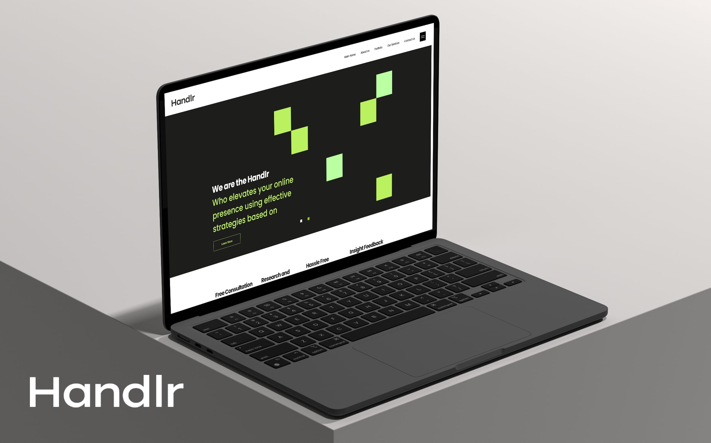 HAndlr web design, ui & ux project by Spacebar, image 2