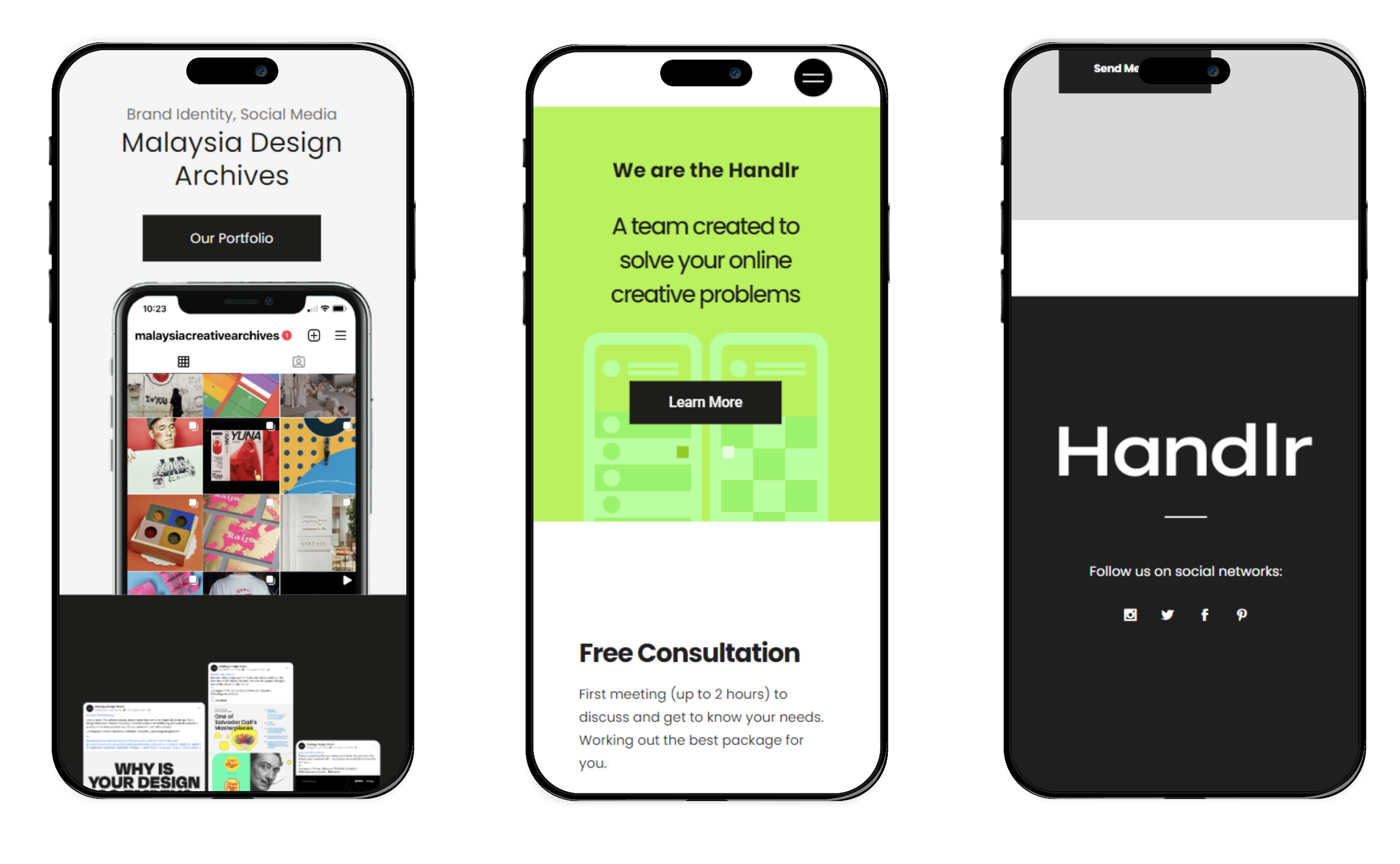 HAndlr web design, ui & ux project by Spacebar, image 5