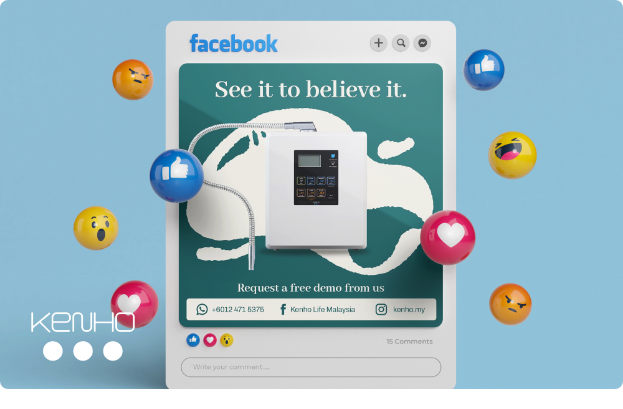Kenho digital marketing, social media project by Spacebar