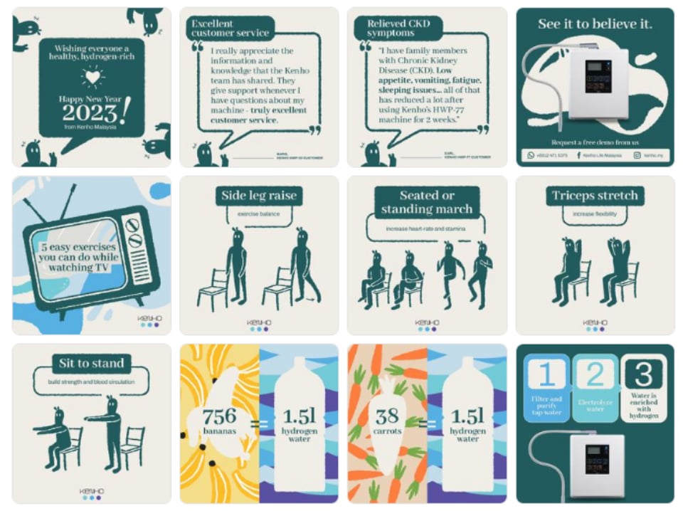 Kenho digital marketing, social media project by Spacebar, image 3