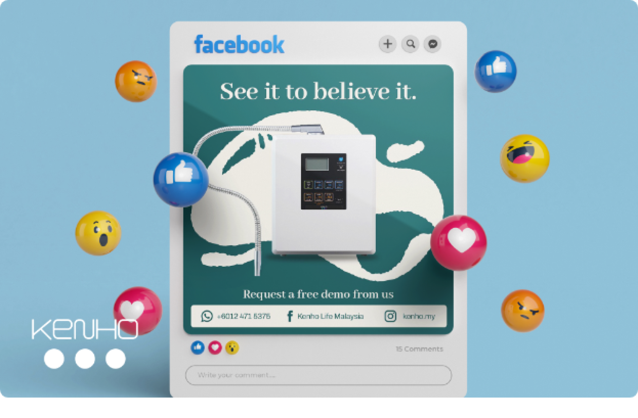 Kenho Social Media Creation by Spacebar
