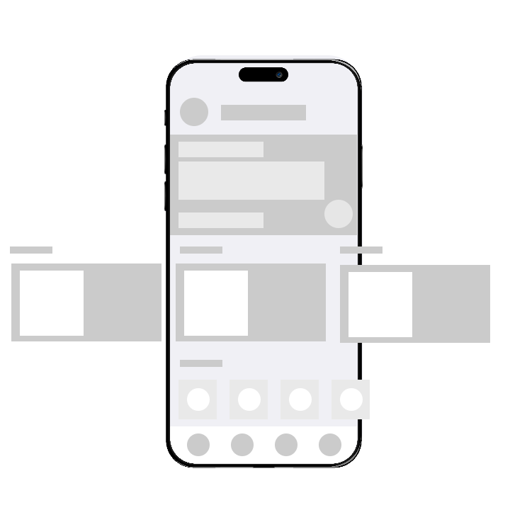Low fidelity wireframe design