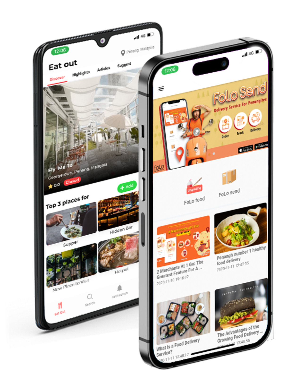 Mobile app development by Spacebar shown on a smartphone mockup