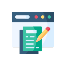 Professional copywriting icon