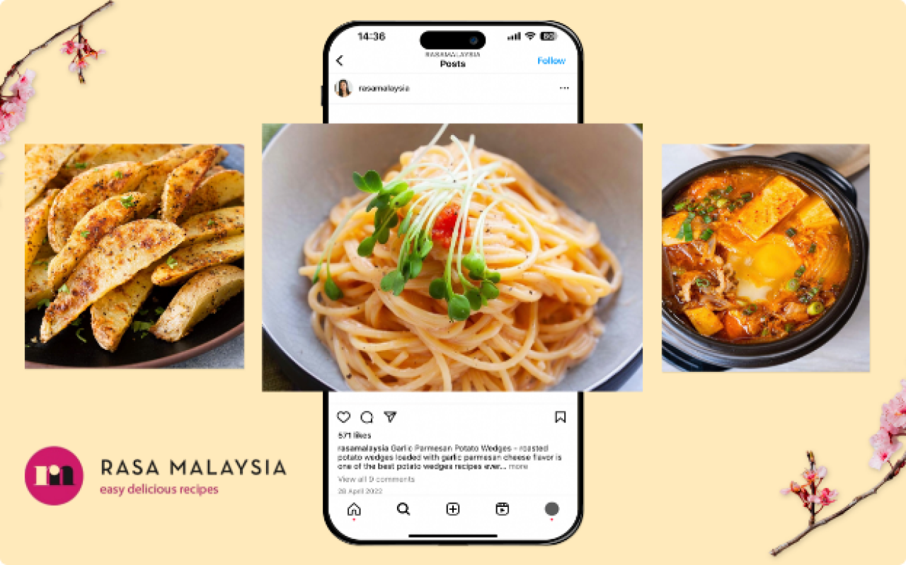 Rasa Malaysia Social Media Posting by Spacebar