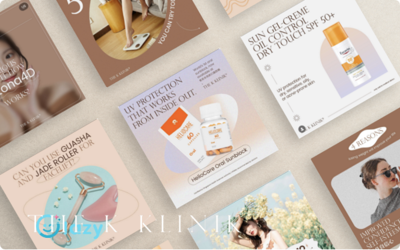 The K Klinik Social Media Creation by Spacebar