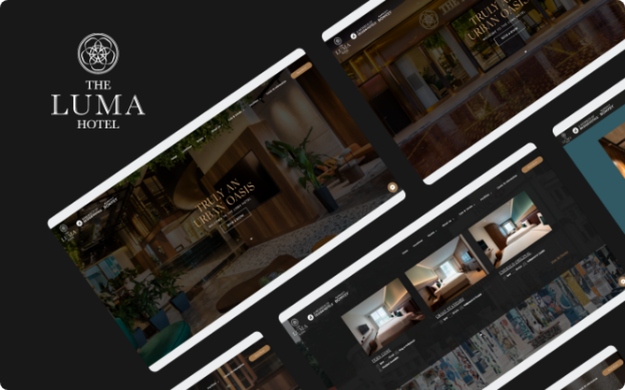 The Luma Hotel Web Design & Development by Spacebar