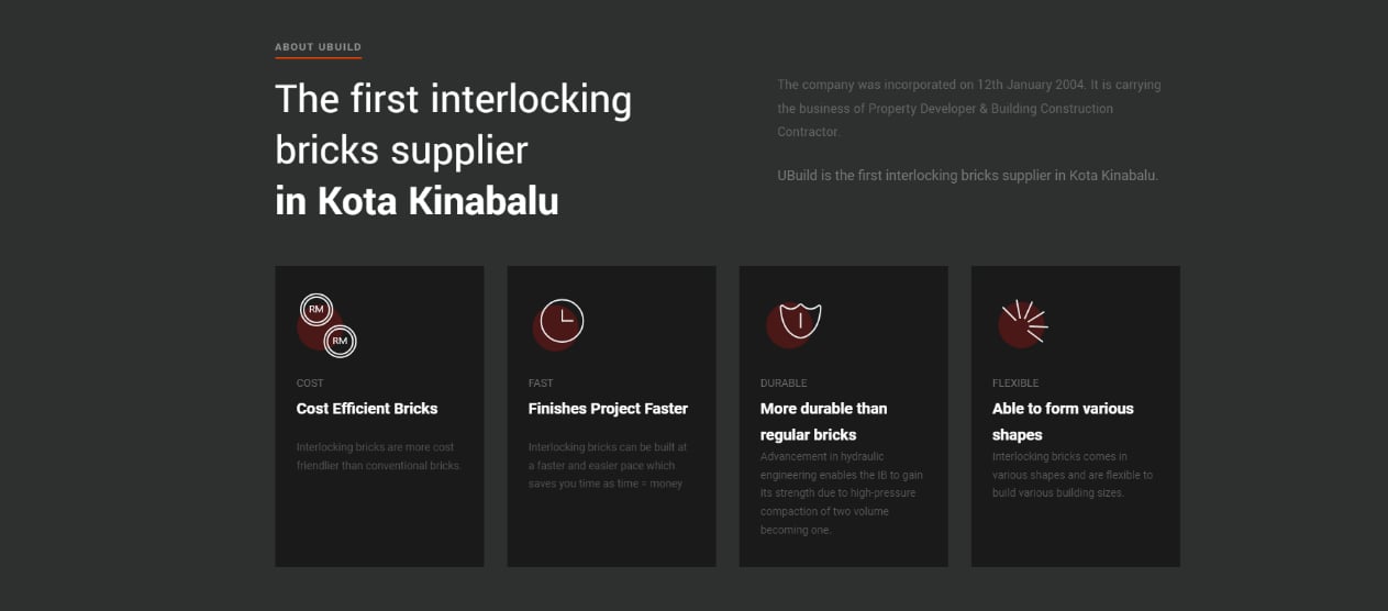UBuild web design, ui&ux project by Spacebar, image 4