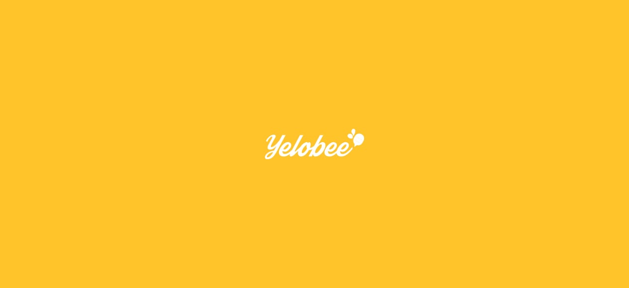 Yelobee logo design, assist in creating a complete web development and crafting the creative logo design for the website. project by Spacebar, image 1